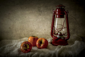 Картинка еда хурма гранаты лампа