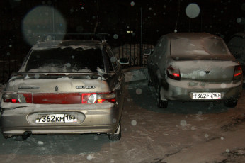 Картинка для+старшего+поколения+362+будет+покруче+777 юмор+и+приколы забор автомобили снег зима