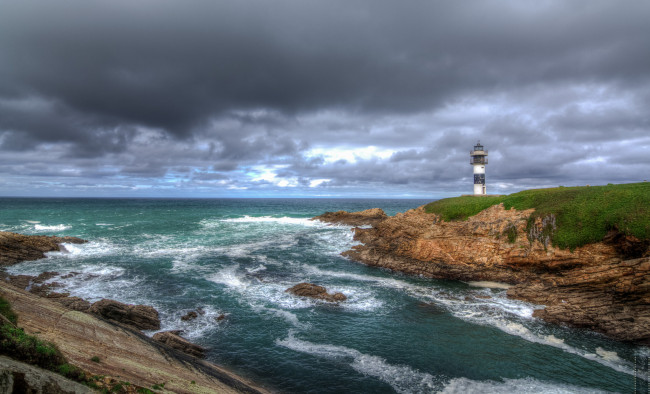 Обои картинки фото природа, маяки, маяк, побережье