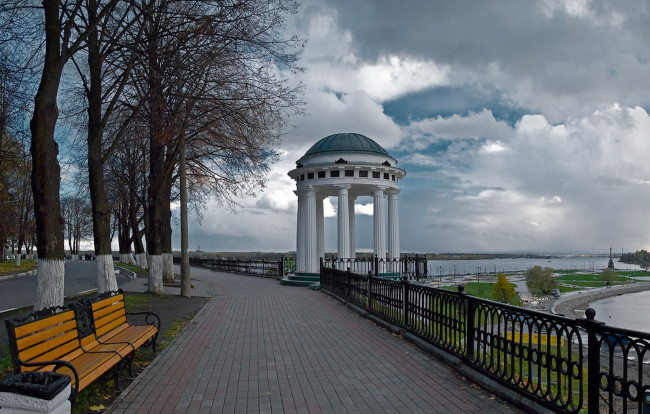 Обои картинки фото Ярославль, города, - улицы,  площади,  набережные, волга, река, набережная