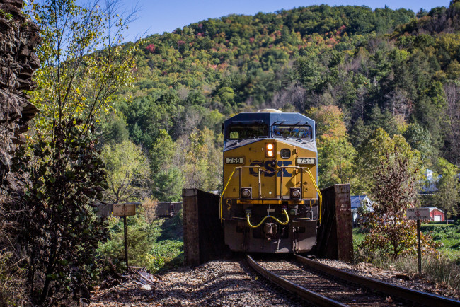Обои картинки фото техника, поезда, дорога, железная, состав, локомотив, рельсы