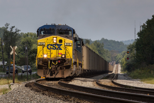 Обои картинки фото техника, поезда, состав, локомотив, дорога, рельсы, железная