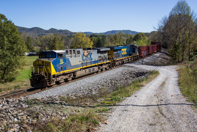 Обои картинки фото техника, поезда, состав, локомотив, рельсы, дорога, железная