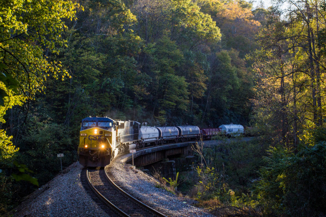 Обои картинки фото техника, поезда, состав, локомотив, рельсы, дорога, железная