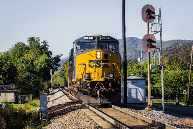 Обои картинки фото техника, поезда, железная, рельсы, дорога, состав, локомотив