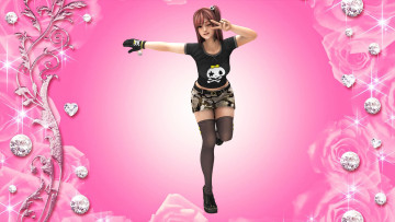 Картинка 3д+графика люди+ people девушка взгляд фон