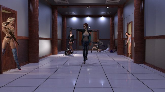 Обои картинки фото 3д графика, фантазия , fantasy, девушка, взгляд, фон