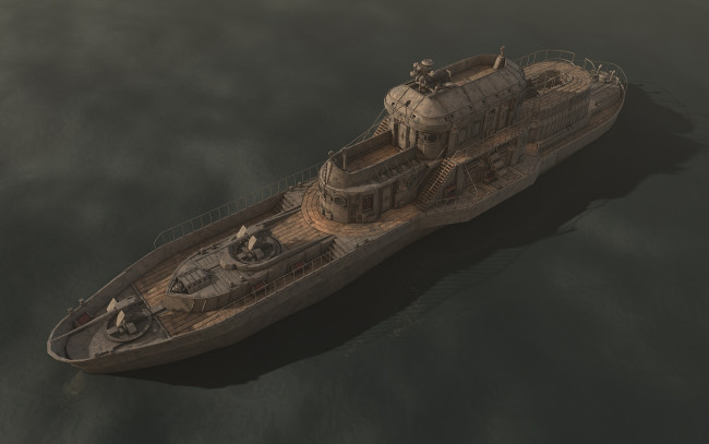 Обои картинки фото корабли, 3d, корабль