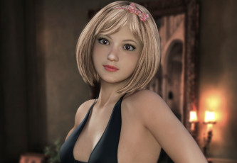 Картинка 3д+графика люди+ people фон взгляд девушка