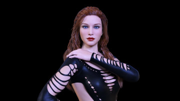 Картинка 3д+графика люди+ people фон взгляд девушка