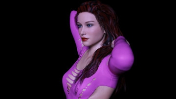 Картинка 3д+графика люди+ people фон взгляд девушка