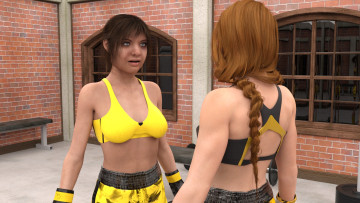 Картинка 3д+графика спорт+ sport девушки фон взгляд