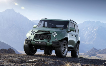 Картинка uaz+hunter+concept++2017 автомобили 3д 2017 uaz hunter concept