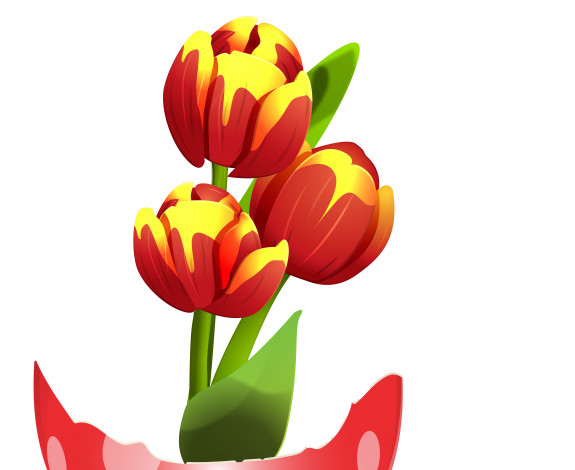 Обои картинки фото векторная графика, цветы , flowers, цветы, фон