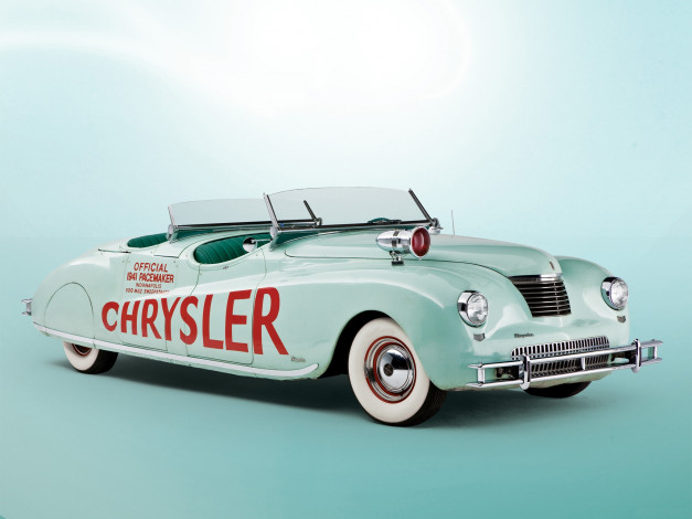 Обои картинки фото chrysler newport dual cowl phaeton  lebaron pace car 1941, автомобили, chrysler, авто