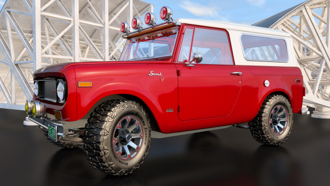 Обои картинки фото автомобили, 3д, international, 1970г