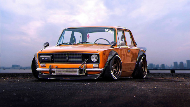 Обои картинки фото автомобили, виртуальный тюнинг, ваз-2106