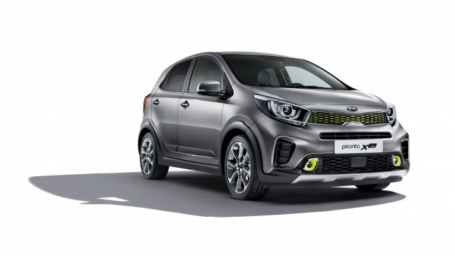 Обои картинки фото kia picanto x-line 2018, автомобили, kia, 2018, новинки, мини, x, line, киа, picanto