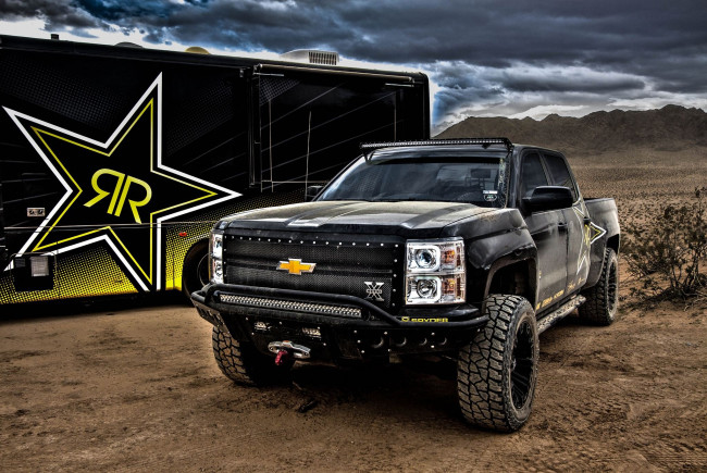 Обои картинки фото автомобили, custom pick-up, chevrolet