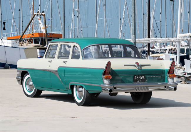 Обои картинки фото Чайка, автомобили, газ, автомобиль, газ-13