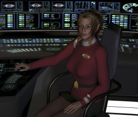 Картинка 3д+графика люди+ people девушка взгляд фон