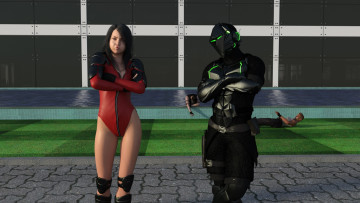 Картинка 3д+графика фантазия+ fantasy девушки взгляд фон