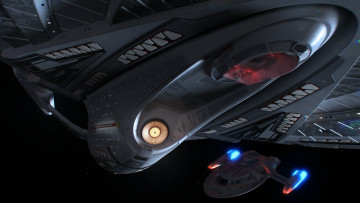 Картинка 3д+графика космические+корабли +звездолеты+ spaceships +starships космический корабль полет вселенная галактики