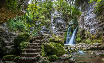 Картинка природа водопады простор