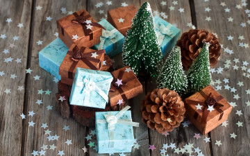 Картинка праздничные подарки+и+коробочки подарки