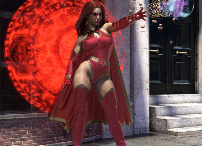 Обои картинки фото 3д графика, фантазия , fantasy, девушка, взгляд, фон