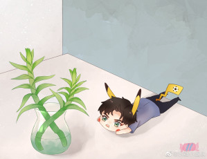 Картинка wang+hao+xuan аниме pokemon ван хаосюань wang hao xuan