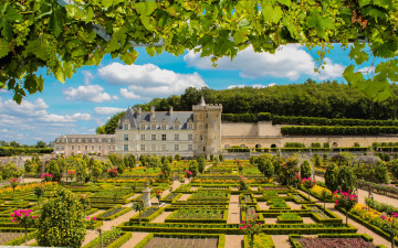 Картинка chateau+de+villandry города замки+франции chateau de villandry