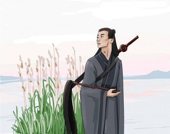 Обои картинки фото рисованное, кино,  мультфильмы, the, untamed, неукротимый, повелитель, чэньцин, мосян, тунсю, mo, dao, zu, shi, магистр, дьявольского, культа