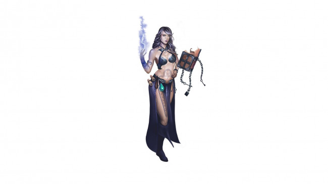 Обои картинки фото фэнтези, маги,  волшебники, девушка, фон, магия, книга