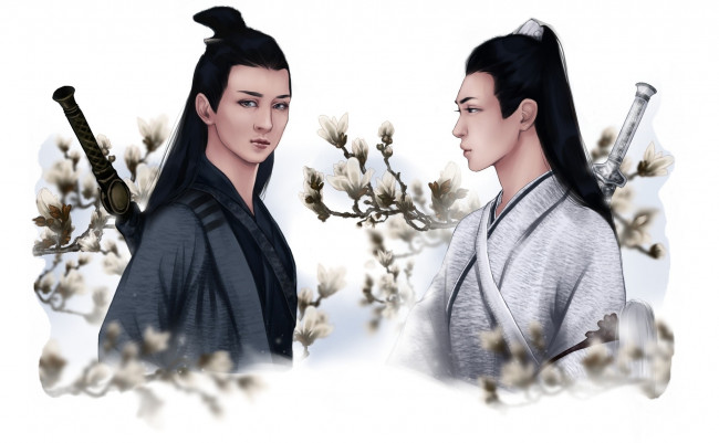 Обои картинки фото рисованное, кино,  мультфильмы, the, untamed, неукротимый, повелитель, чэньцин, мосян, тунсю, mo, dao, zu, shi, магистр, дьявольского, культа