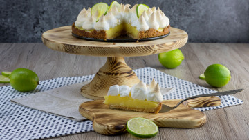 Картинка еда торты цитрусы лаймы торт безе