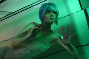 Картинка девушки kirdjava образ аквариум вода