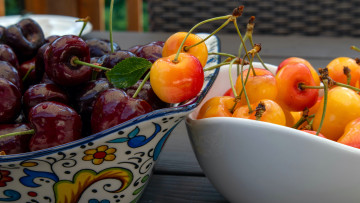 Картинка еда вишня +черешня черешня