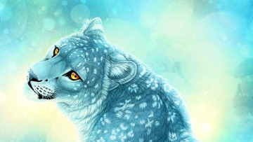 обоя рисованное, животные,  барсы, барс