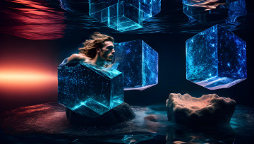 Картинка фэнтези фотоарт нейросети графика нейроарт ai art нейронные сети рисунки нейро искусство