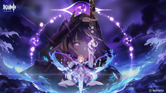 Обои картинки фото аниме, genshin impact, геншин