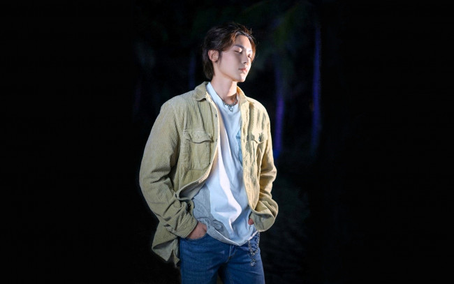 Обои картинки фото мужчины, hou ming hao, актер, куртка