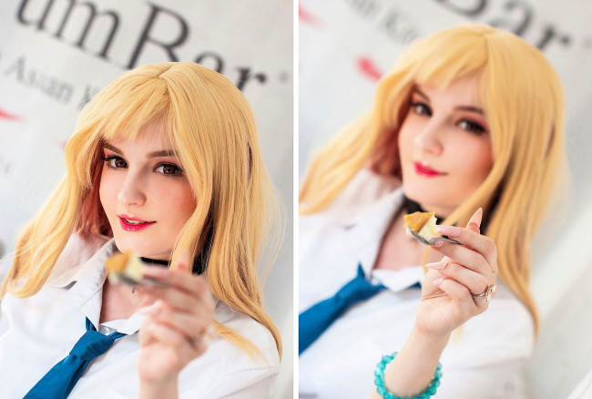 Обои картинки фото девушки, kirdjava, костюм, образ, лицо