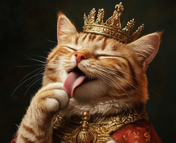 Обои картинки фото рисованное, животные,  коты, кот, кошка