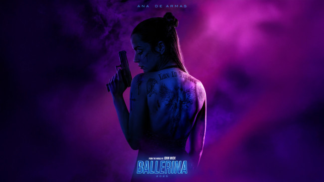 Обои картинки фото ballerina || 2025, кино фильмы, -unknown , другое, балерина, ана, дe, армас, боевик, триллер, пoстeр, режиссер, len, wiseman