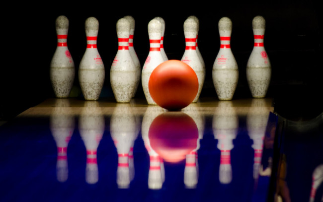 Обои картинки фото спорт, боулинг, кегли, шар
