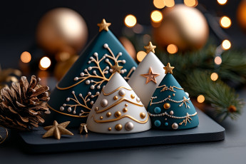 обоя праздник, праздничные, украшения, рождество, игрушки, елки