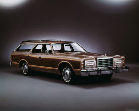 Картинка ford country squire station wagon автомобили