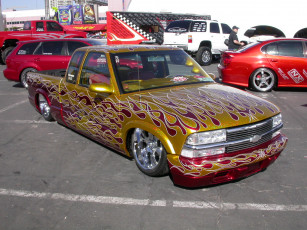 Картинка chevrolet s10 автомобили выставки уличные фото