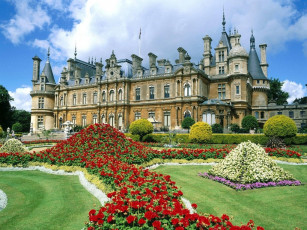 Картинка города дворцы замки крепости waddesdon+manor england